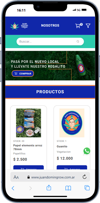 E-commerce Juandomingrow